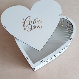 Подарункова коробка серце LoveYou